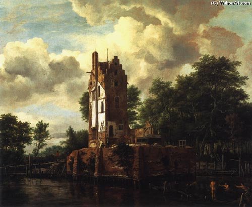 The Ruin Of The Huis Food Lost At The Amstel Near Amsterdam — Jacob Isaackszoon Van Ruisdael
