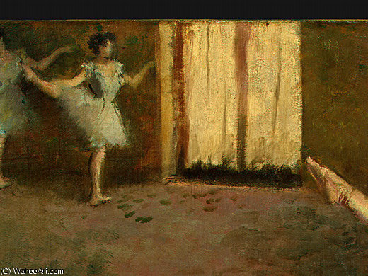 Before The Ballet, Detalj 2, Ng Washington — Edgar Degas