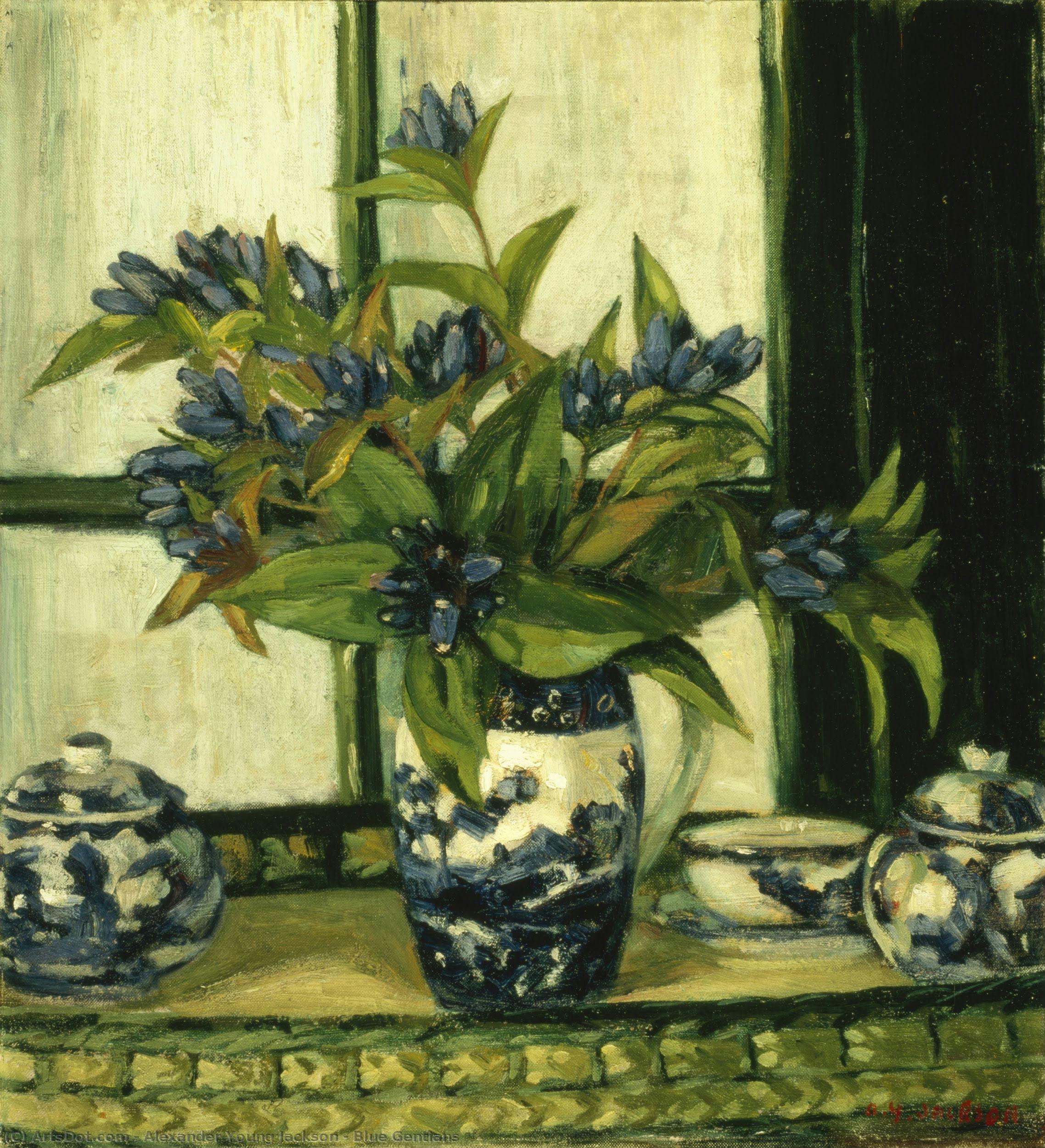 Blue Gentians — Alexander Young Jackson