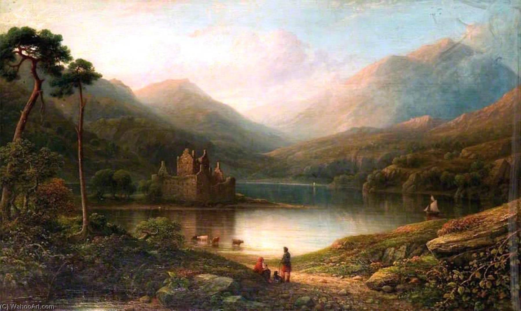 Kilchurn Castle, Loch Awe — George Frederick Buchanan