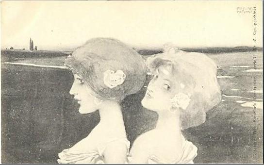 Greek Girls (9) — Raphael Kirchner