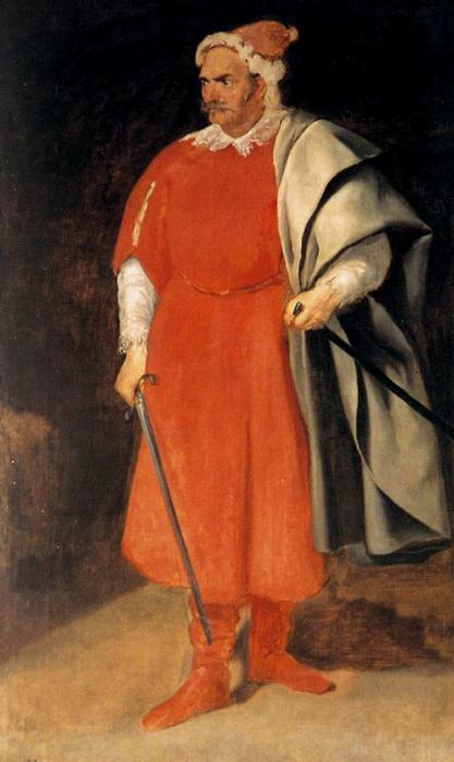 El Bufón ''barbarroja'' D. Cristobal De Castañeda Y Pernia — ベラスケス