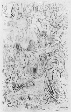 Album Of The Siege Of Paris, Emigrants — Paul Gustave Doré