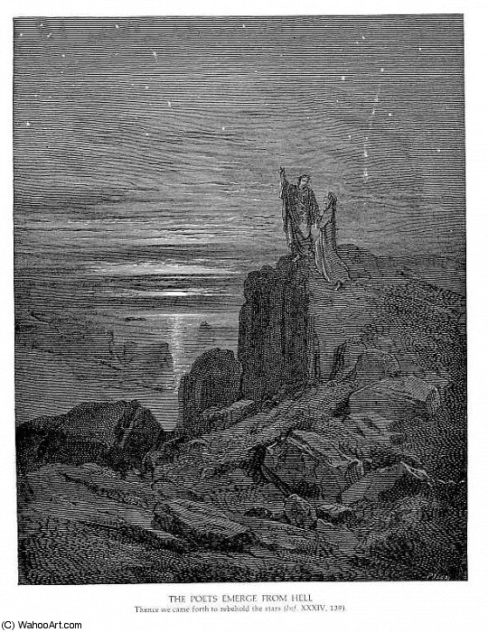 The Poets Emerge From Hell — Paul Gustave Doré