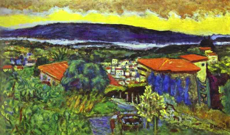 Red Roofs In Cannet — Pierre Bonnard