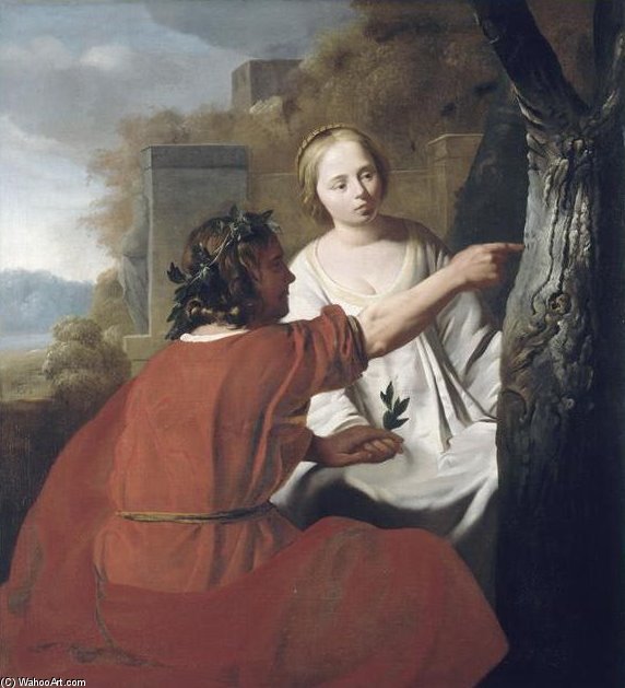 Socrate, Ses Deux Épouses Et Alcibiade — Reyer Van Blommendael
