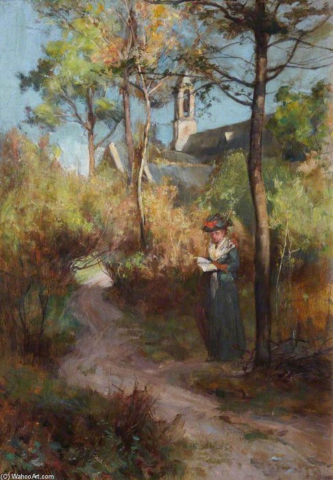Landscape With Figure — James Whitelaw Hamilton