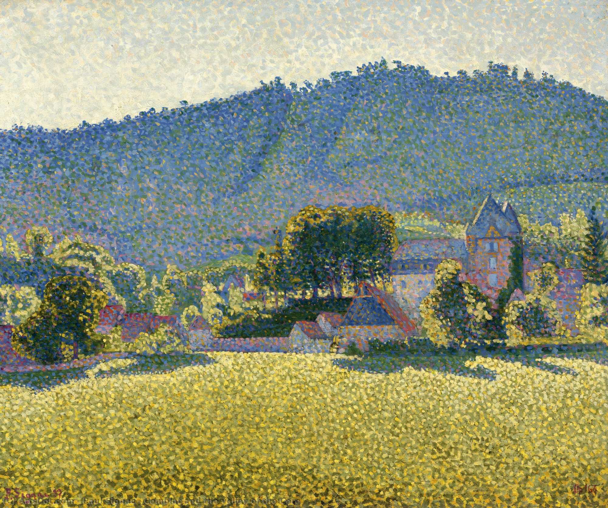 Comblat And The Valley Of The Cere — Paul Signac