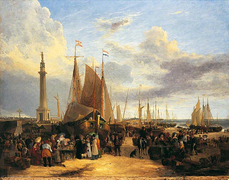 Dutch Fair On Yarmouth Beach, Norfolk — George Vincent