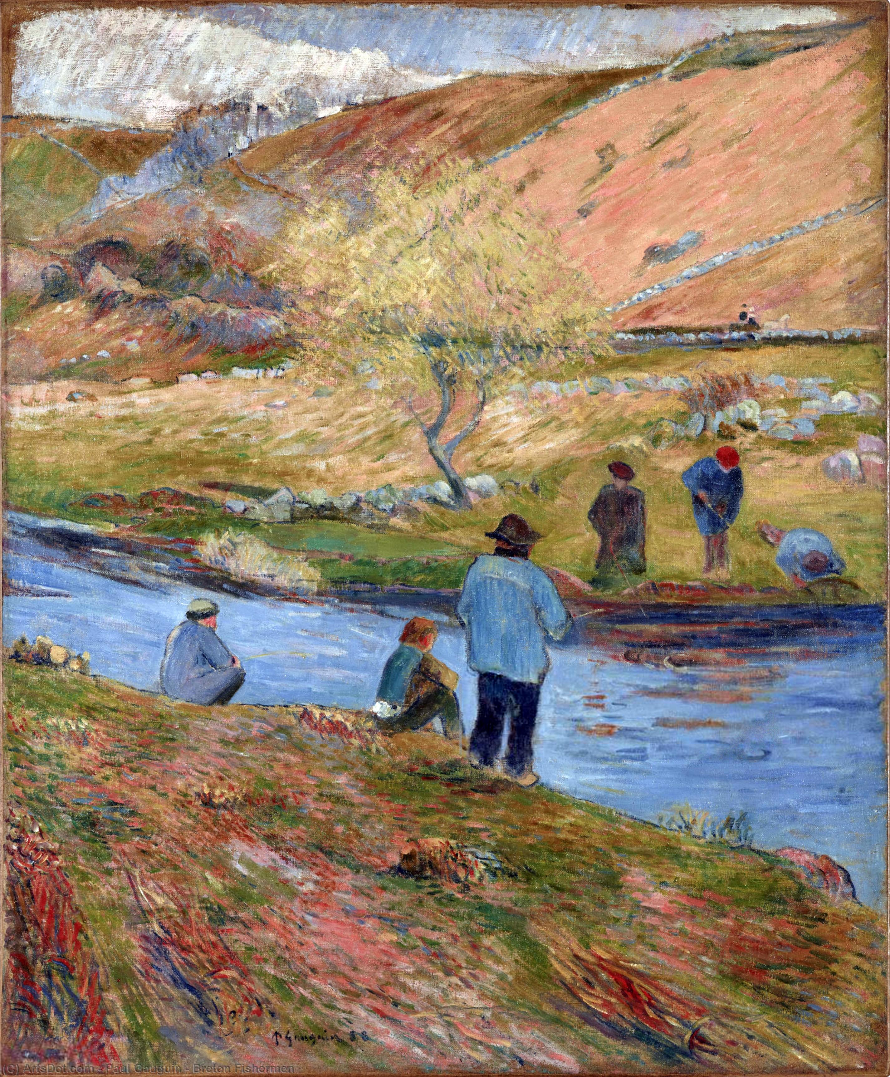 Breton Fishermen — Eugène Henri Paul Gauguin