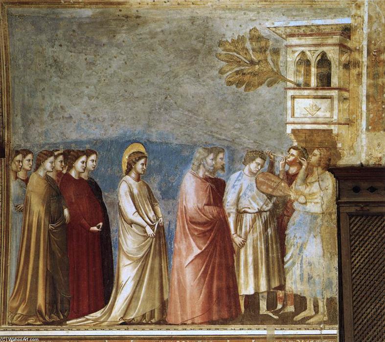 No. 12 Scenes From The Life Of The Virgin: 6. Wedding Procession — Giotto Di Bondone
