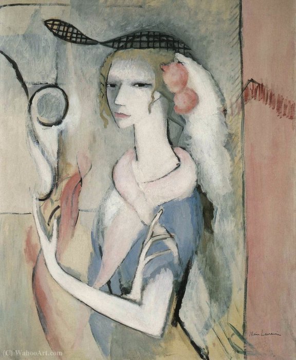 Femme Debout À La Capeline (1913) — Marie Laurencin