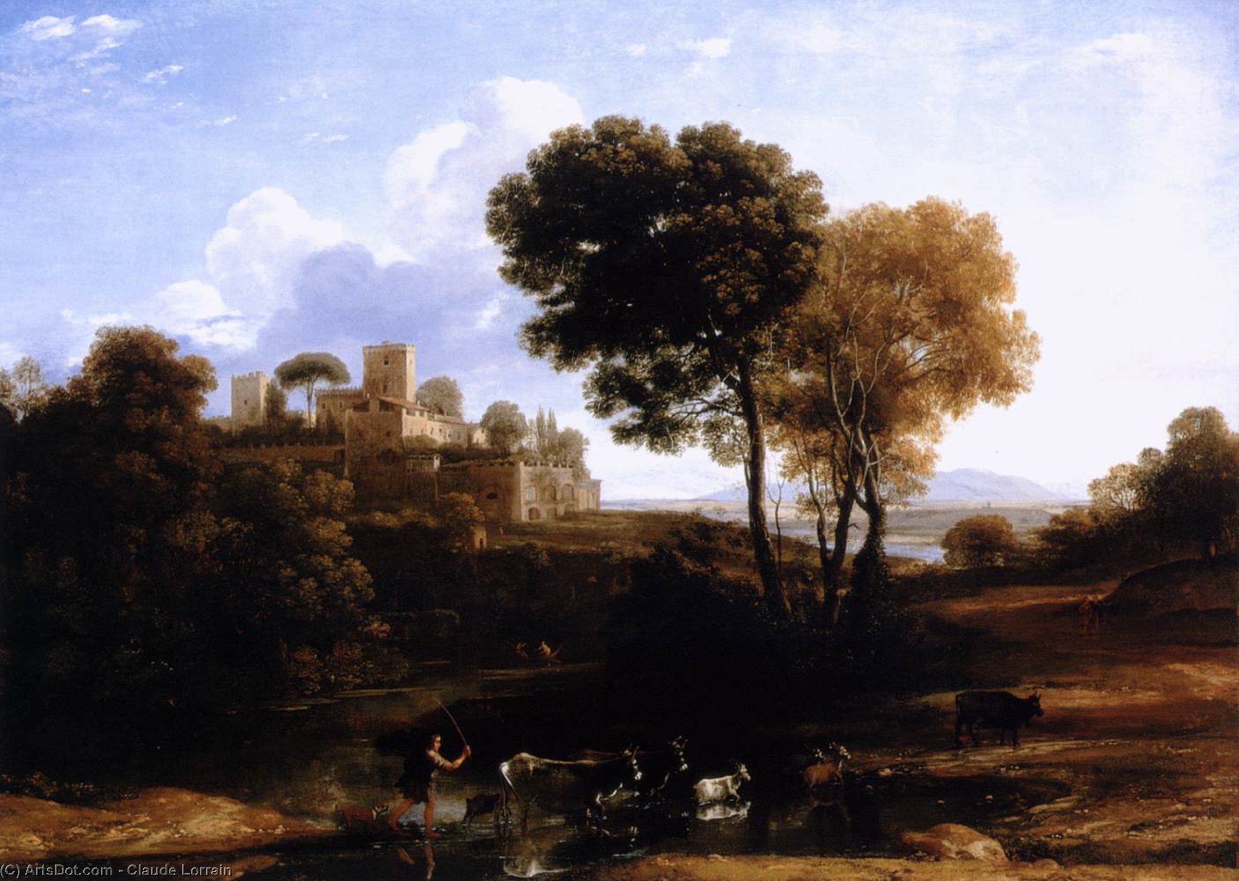 Landscape With Shepherds — Claude Lorrain (claude Gellée)