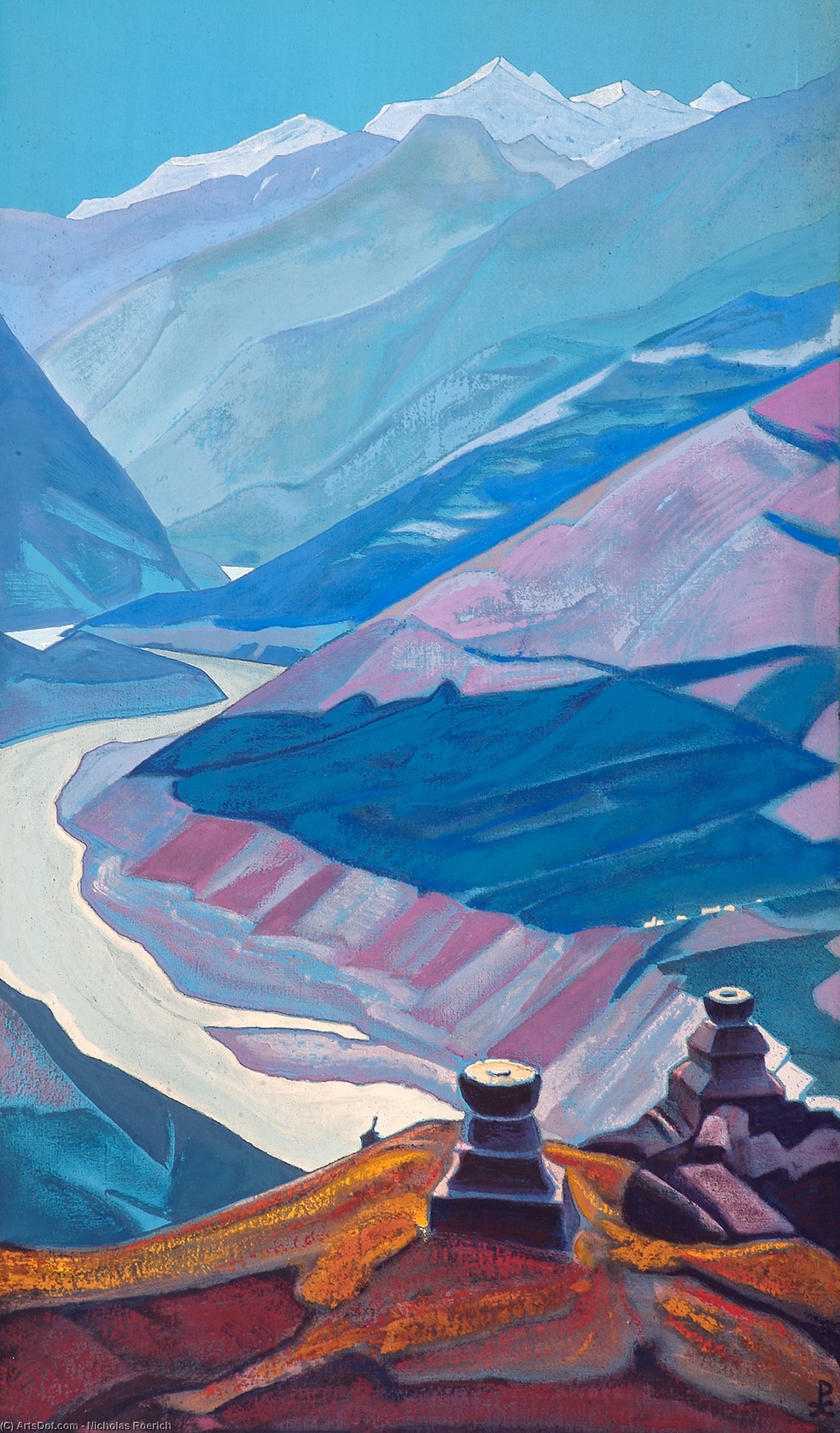 Chandra-bhaga (camino A Triloknath) — Nicolás Roerich