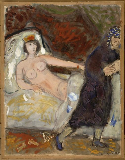 Joseph Und Die Frau Des Potiphar — Marc Chagall