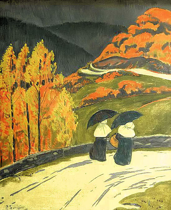 Pluie Sur La Route De La Gare — Paul Sérusier