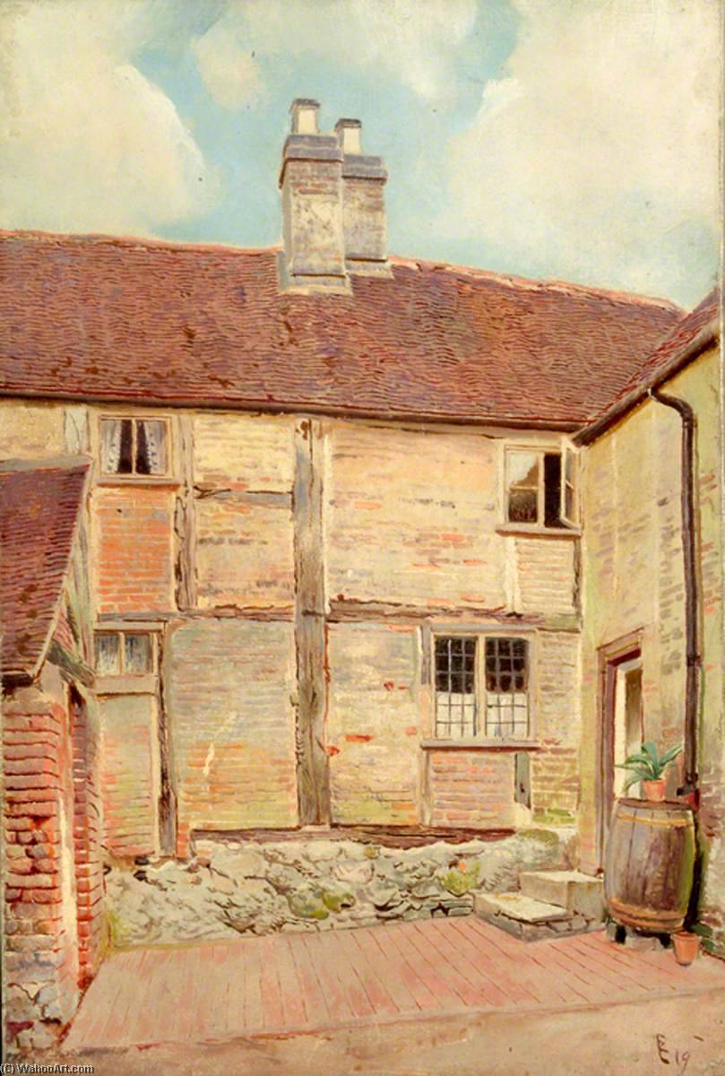 Rear Of Cottage At Godstone, Surrey (probably Forge Cottage) — Ernest C. Kristi