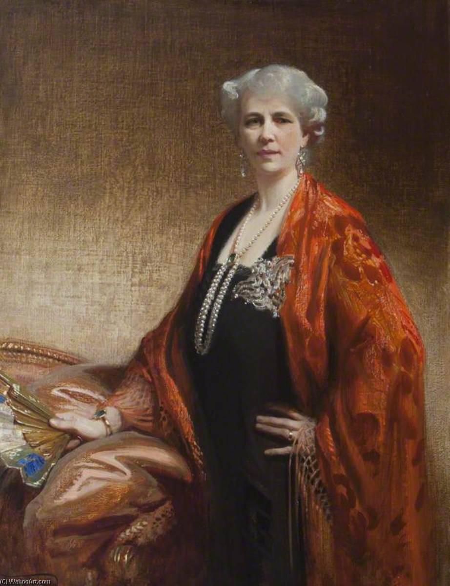 Maud Buckle (d.1936), Lady Brownlow — Frank O. Salisbury