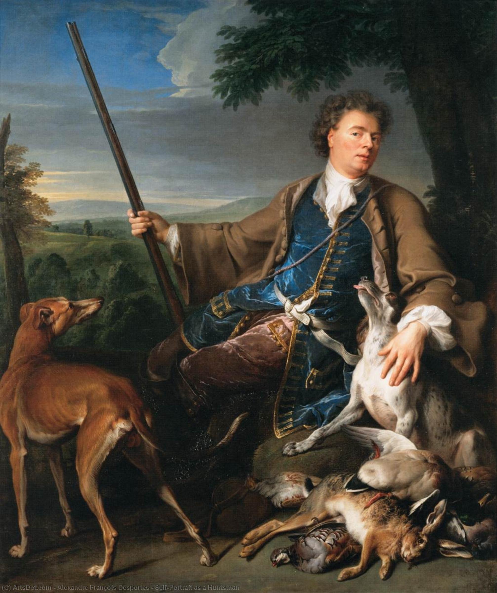 Selbstbildnis Als Jäger — Alexandre-françois Desportes