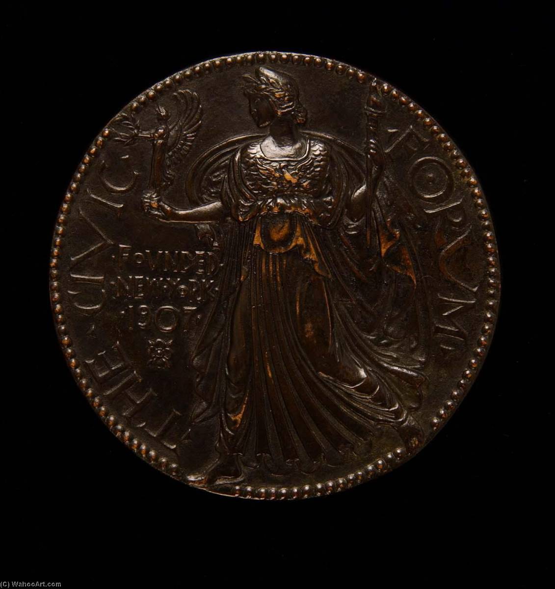Civic Forum Medal Of Honor — Paul Manship