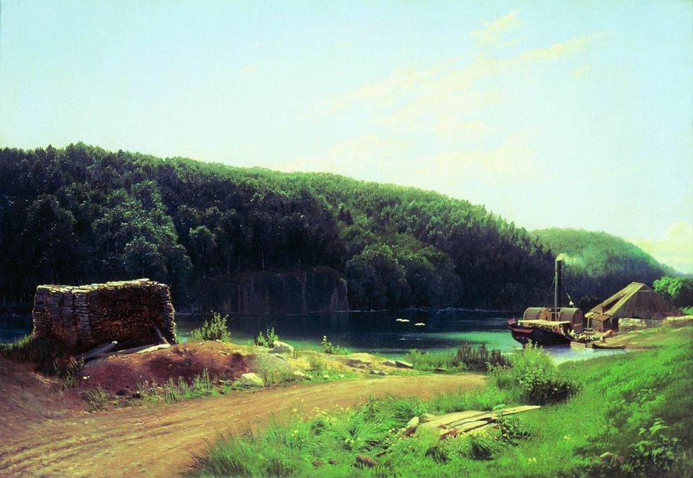 On The Island Valaam — Fyodor Alexandrovich Vasilyev