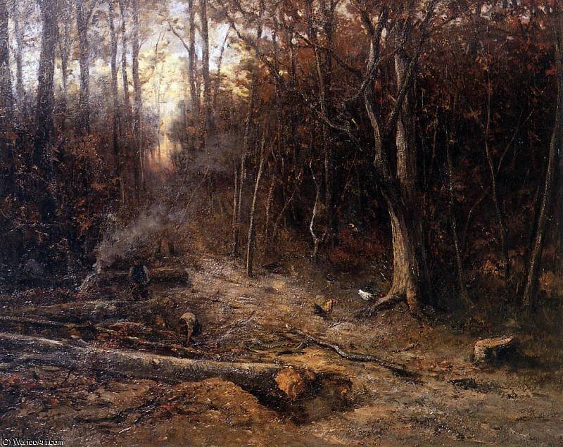 Woodcutters Sun — Хендрик Виллем Месдаг