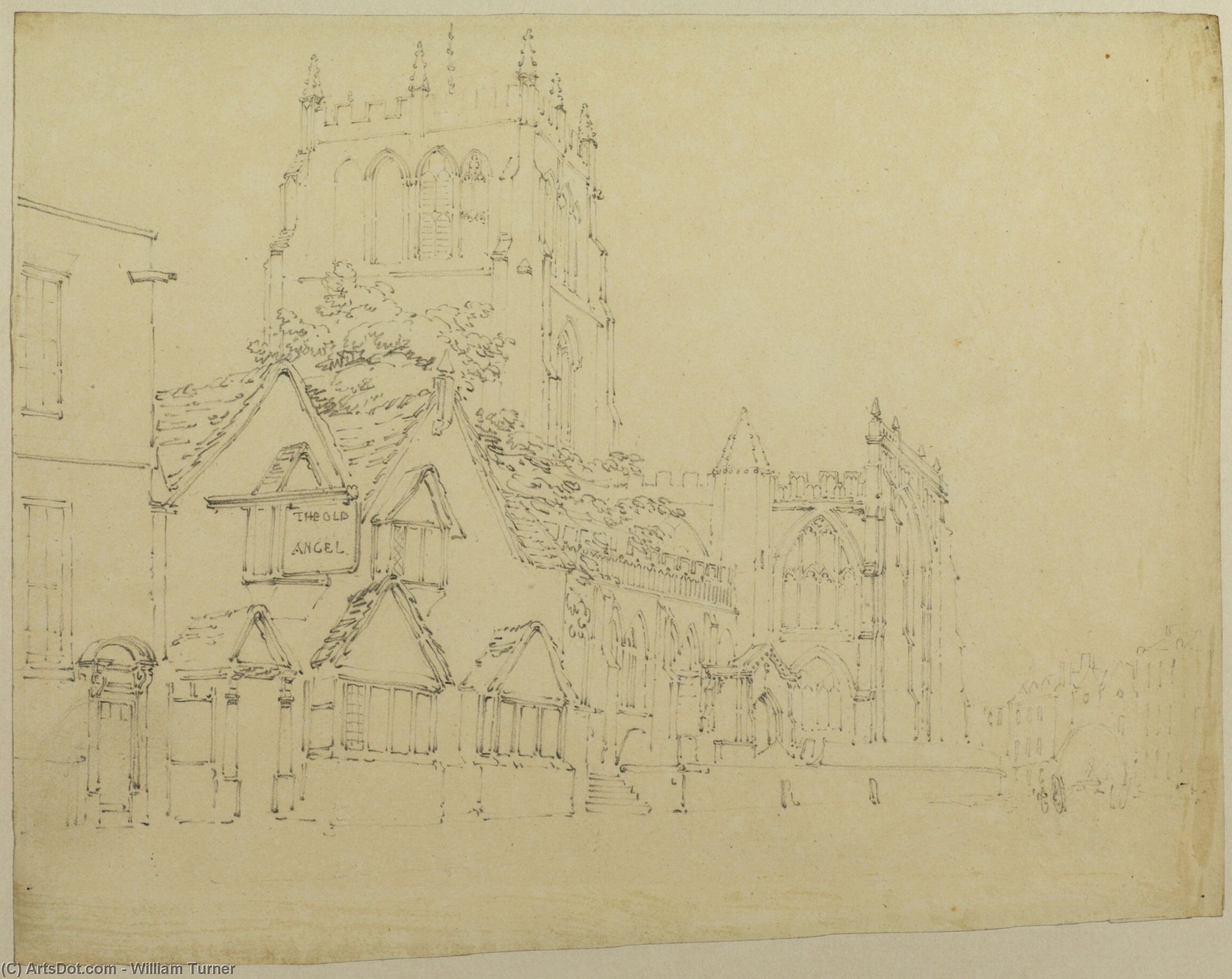 Saint Mary's Church, Nottingham — Joseph Mallord William Turner
