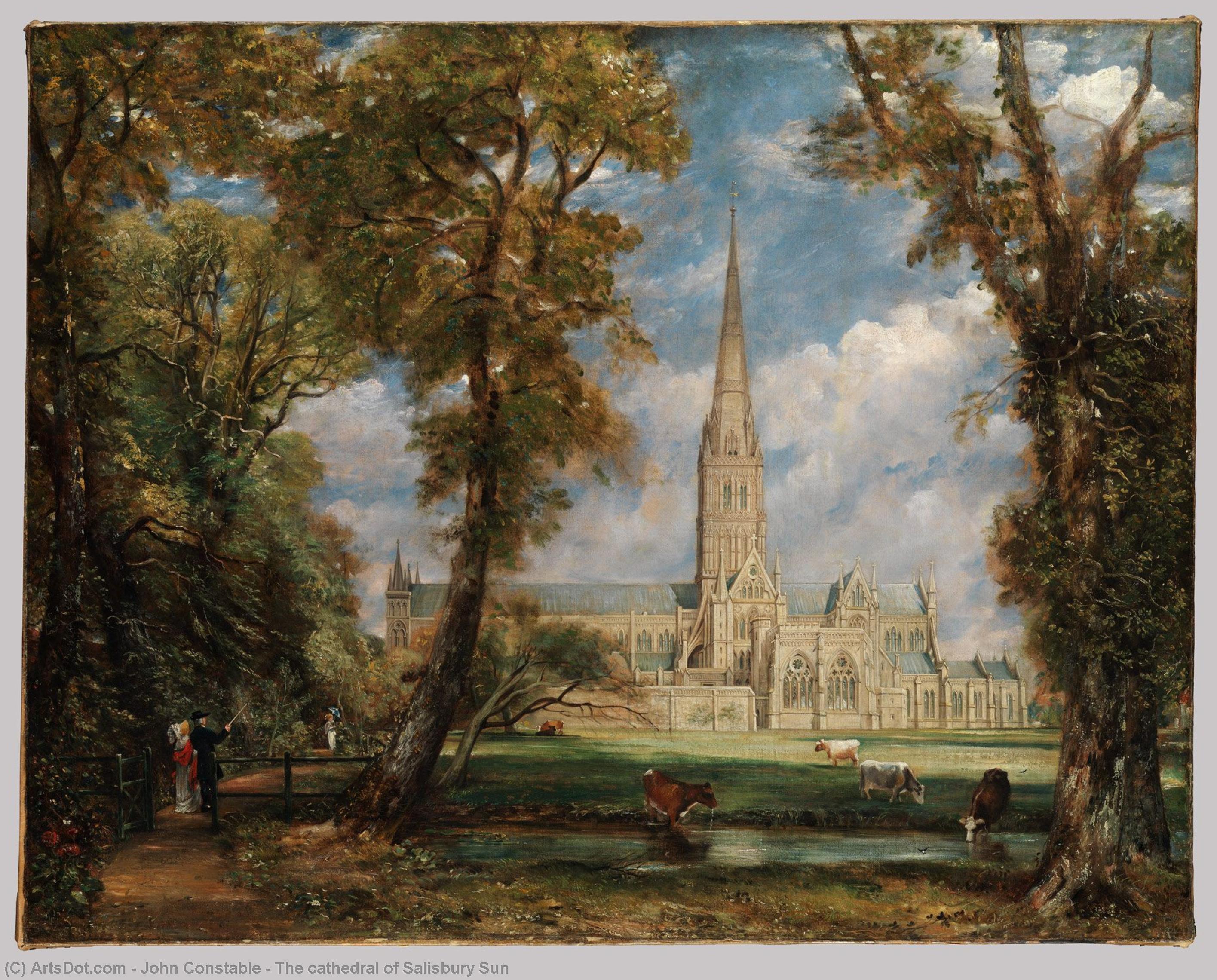 The Cathedral Of Salisbury Sun — Джон Констабл