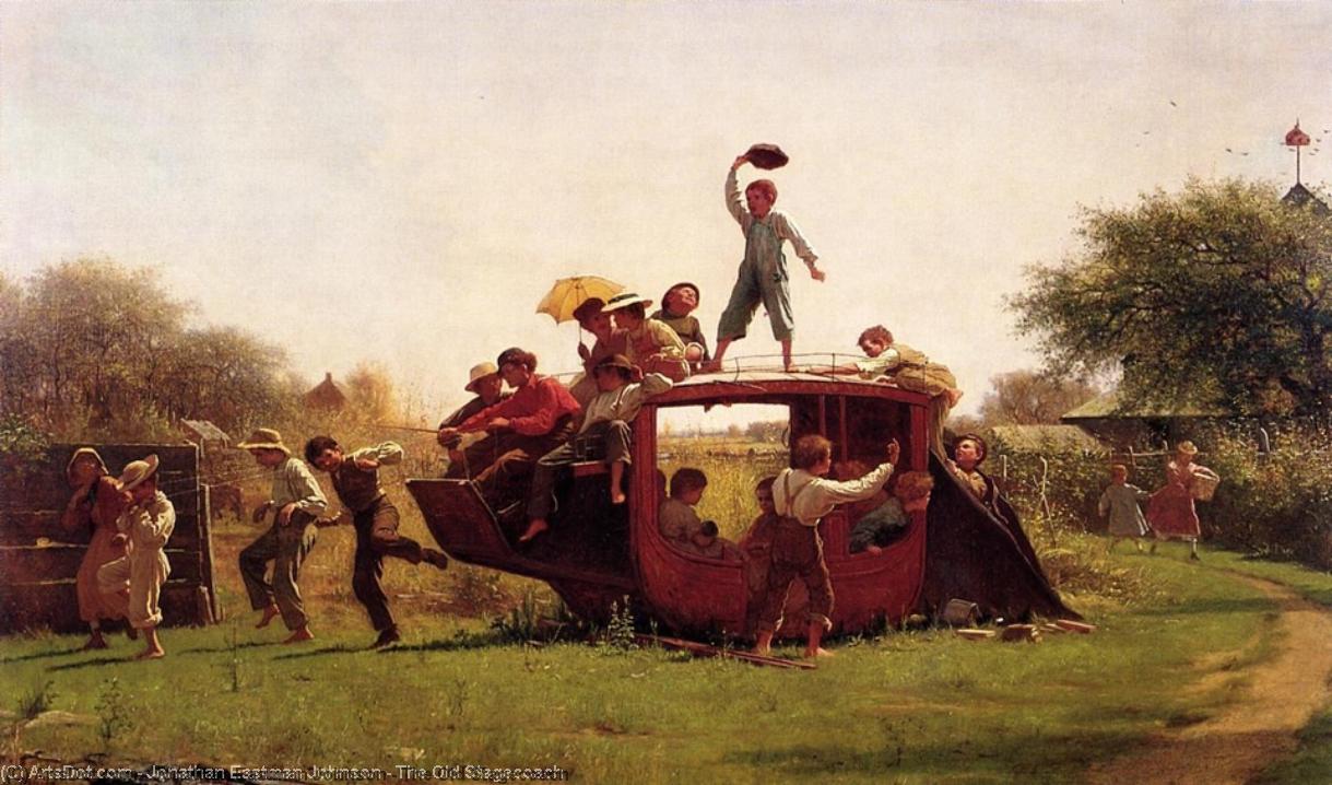 The Old Stagecoach — Jonathan Eastman Johnson