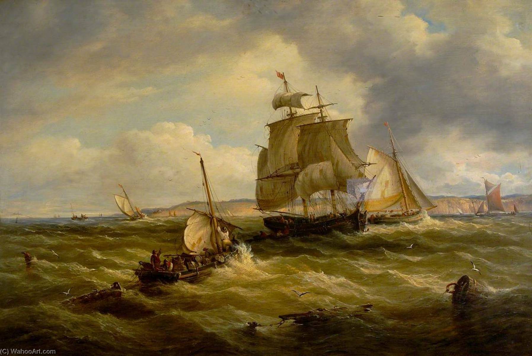 Seascape, Fishing — John Moore Of Ipswich