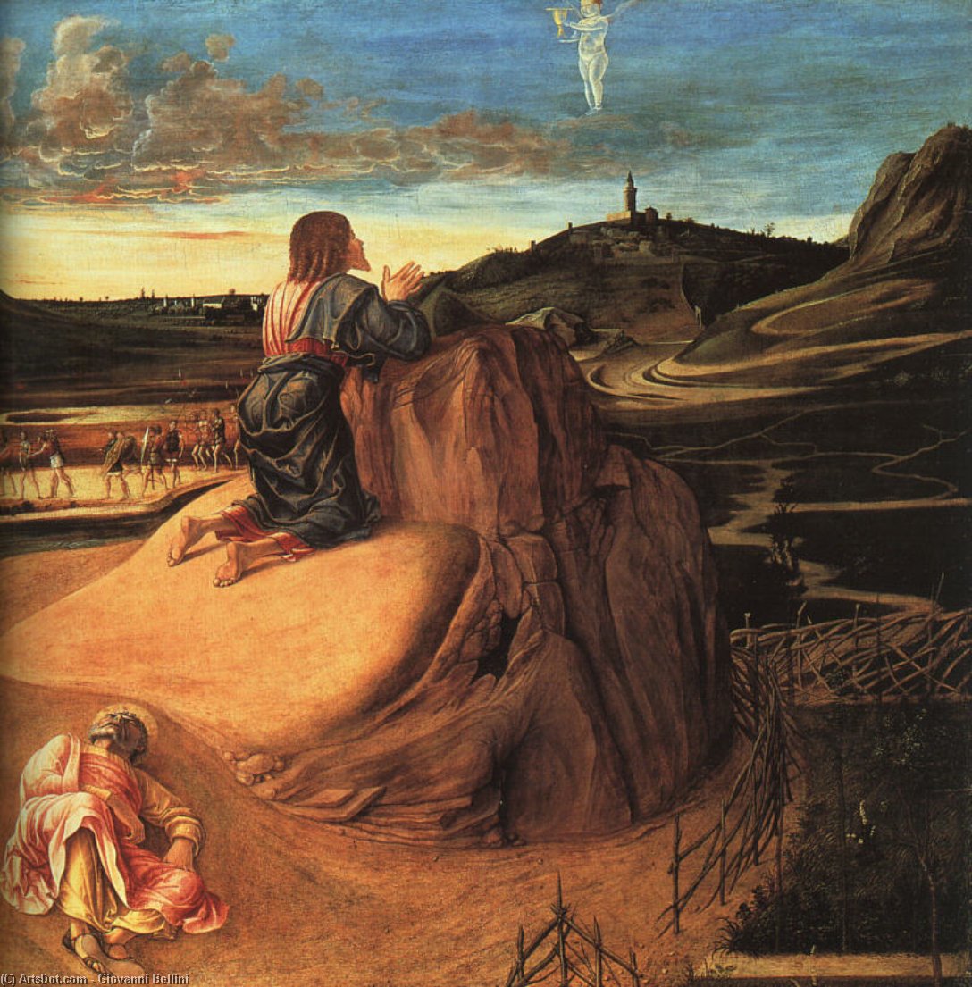 Agony In The Garden, Detail, Approx. Ng Lon — Giovanni Bellini