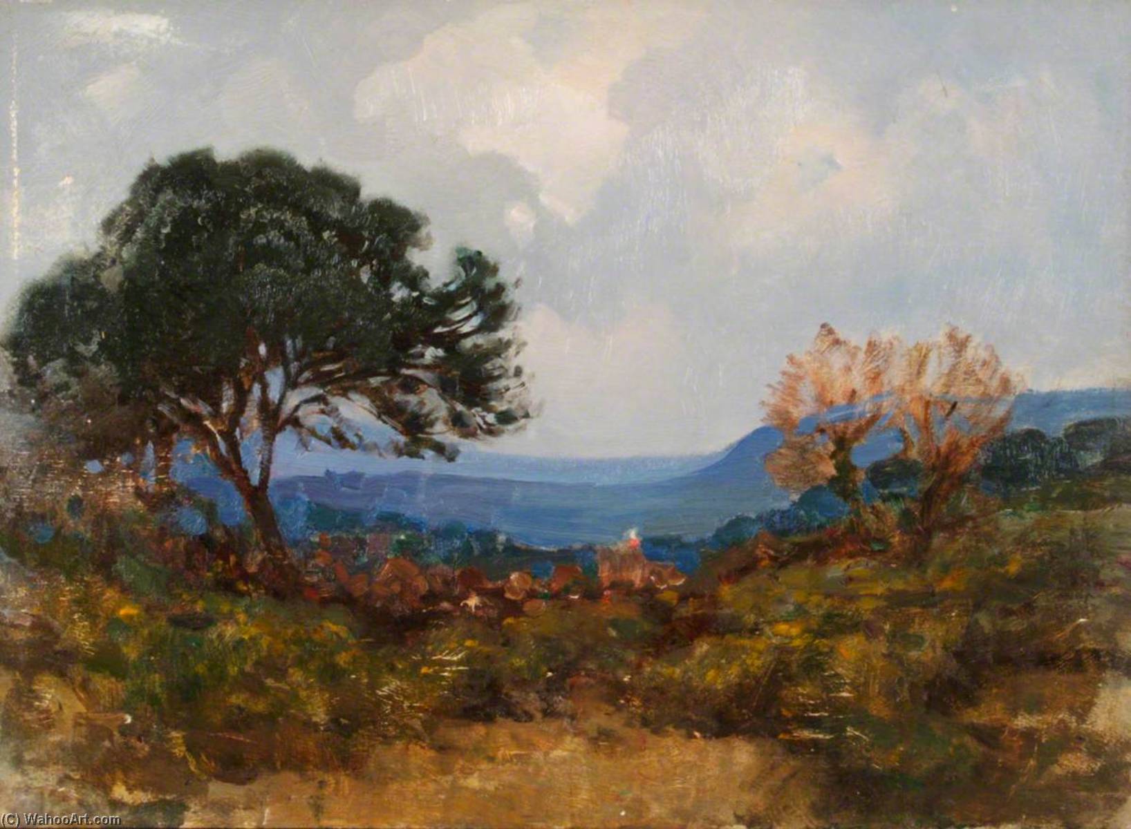 Italian Landscape — Benjamin Haughton