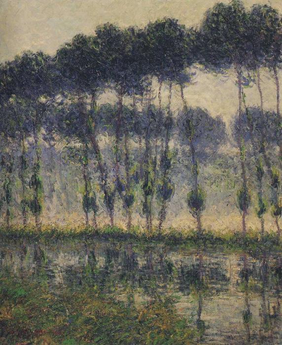 Poplars By The Eure River — Густав Лоизоль