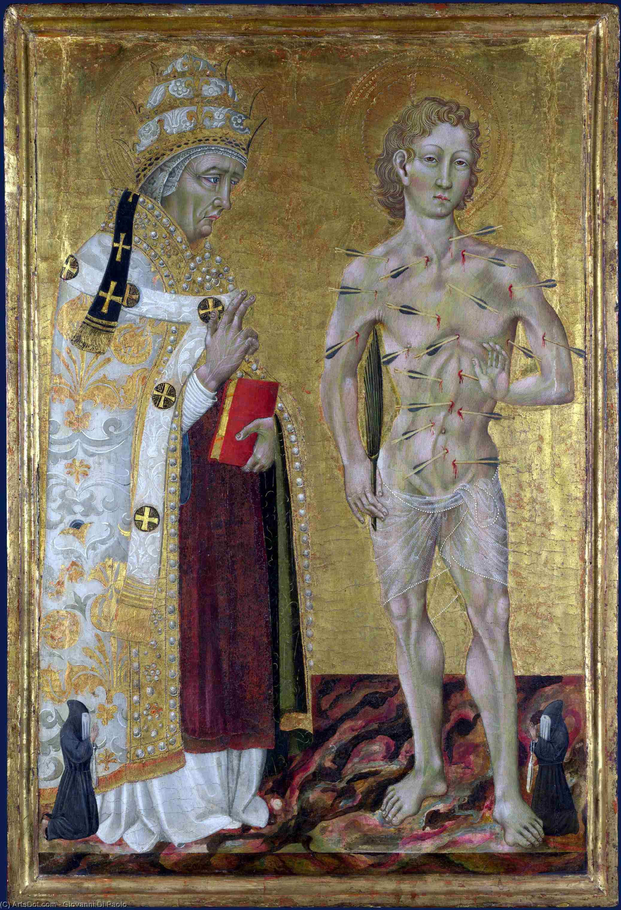 Saints Fabian And Sebastian — Giovanni Di Paolo