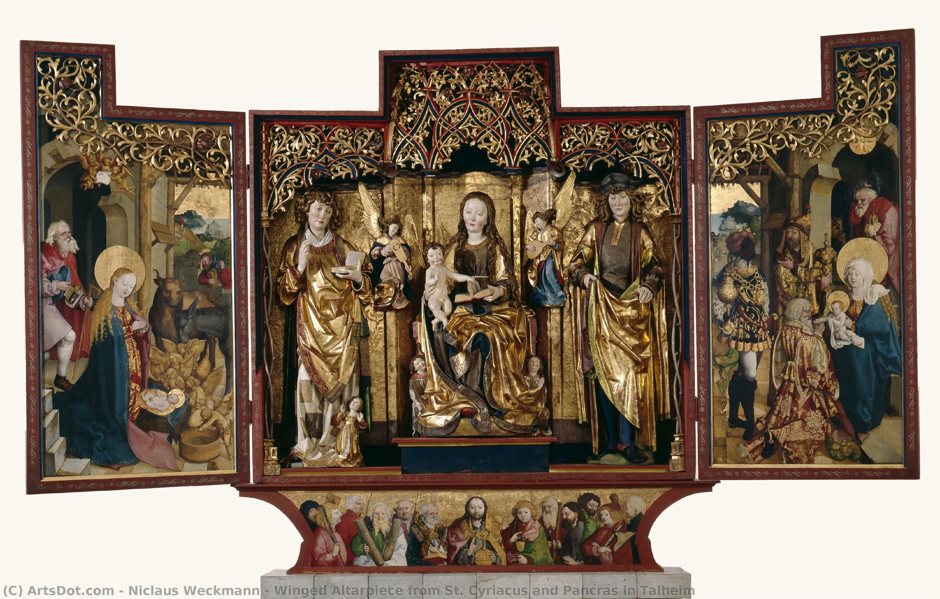 Winged Altarpiece From St. Cyriacus And Pancras In Talheim — Niclaus Weckmann