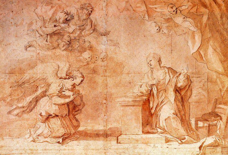 Annunciation — Лука Джордано