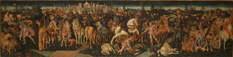 The Story Of David And Goliath — Francesco Di Stefano Pesellino