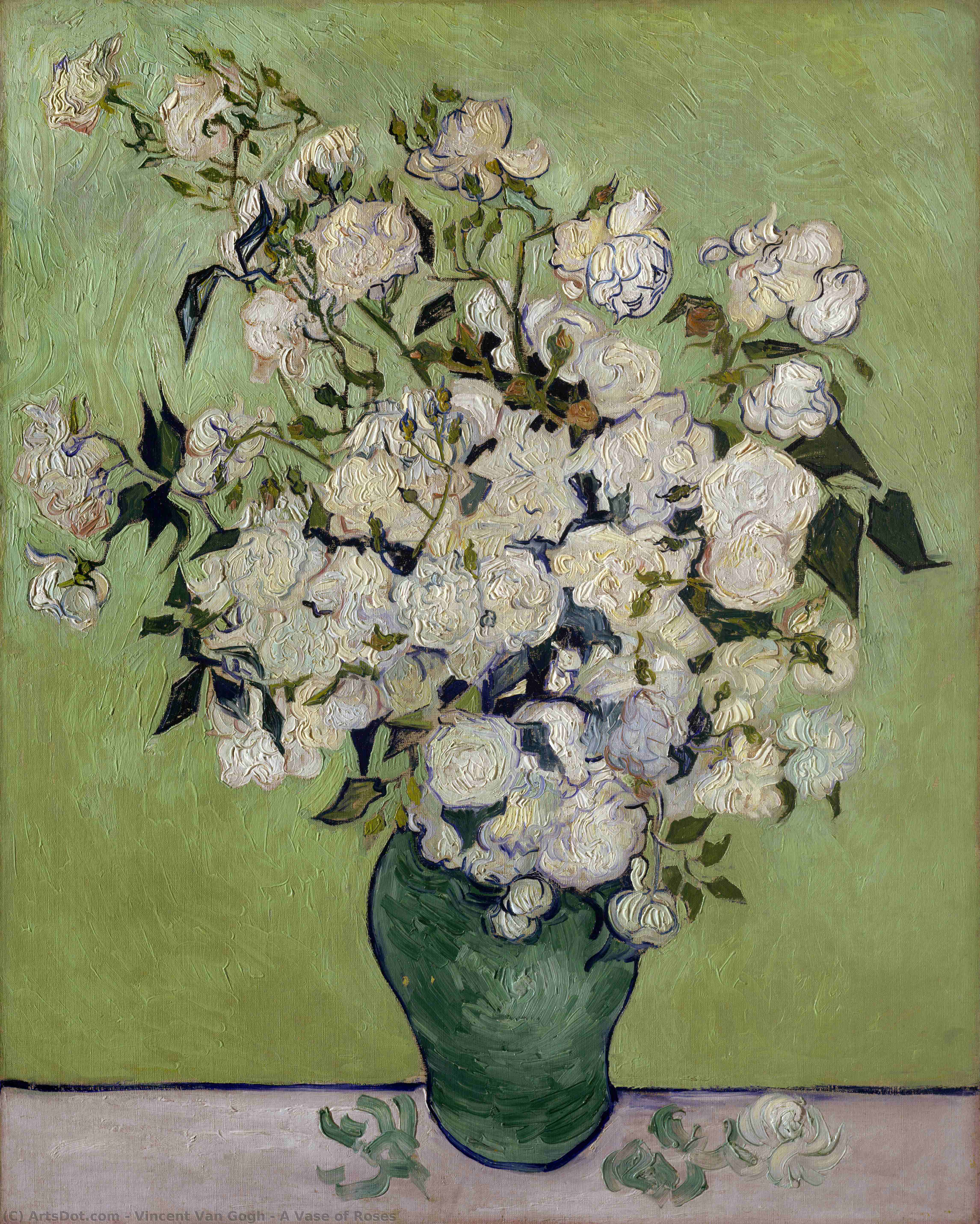 A Vase Of Roses — Vincent Willem Van Gogh