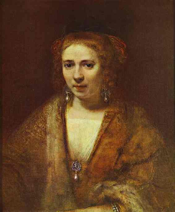 Porträt Hendrickje Stoffels — Rembrandt Van Rijn