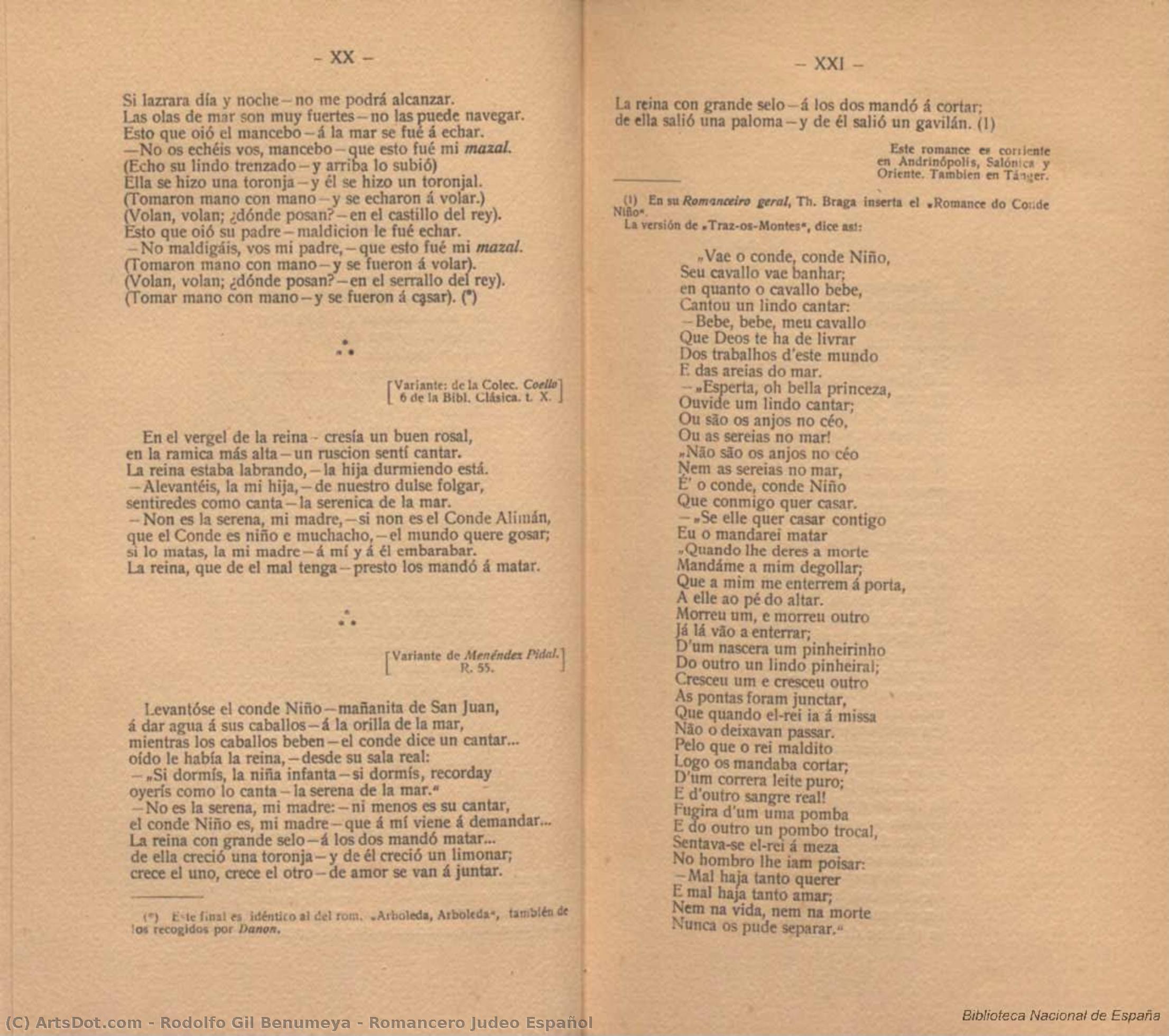Romancero Judeo Español — Rodolfo Gil Benumeya