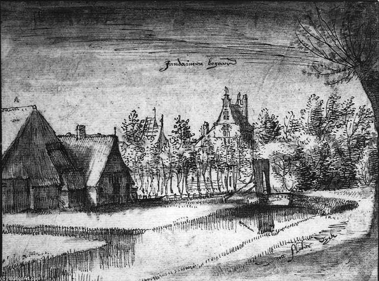 Jan Deyman's Country House And Orchard — Claes Jansz The Younger Visscher