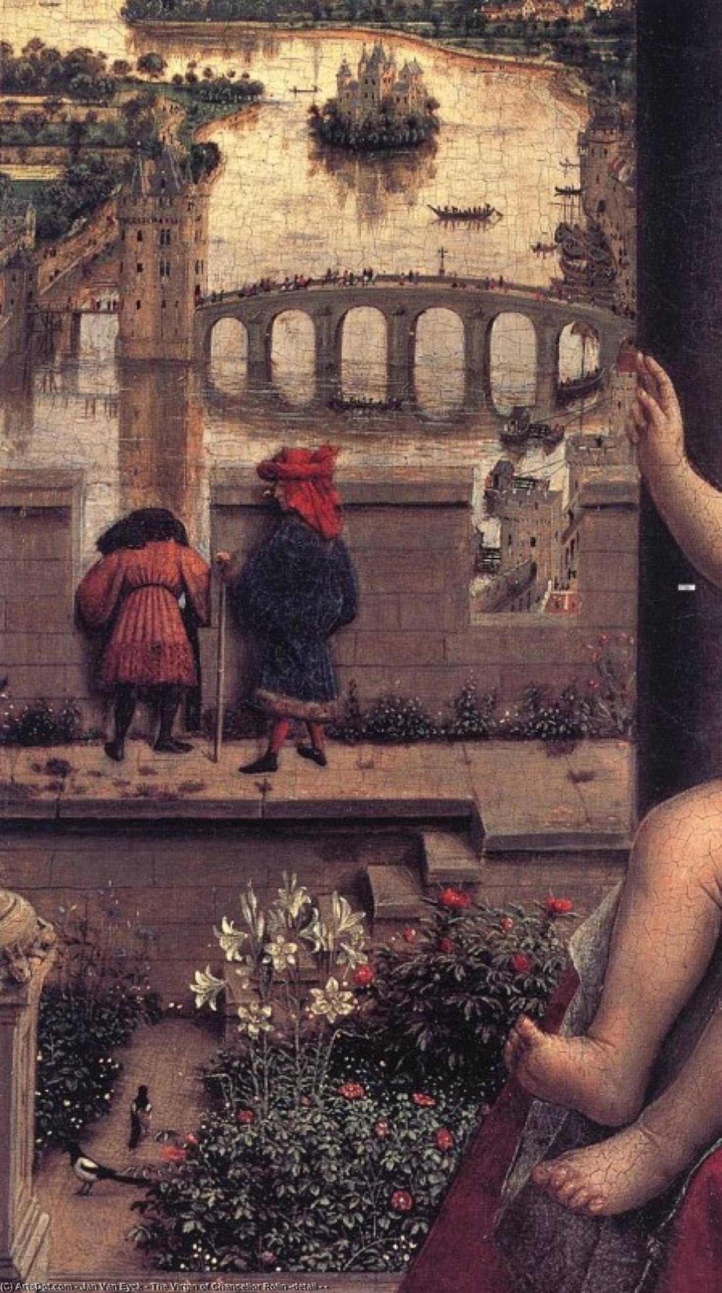 Die Verkündigung Marias Dem Fürsten Rolin — Jan Van Eyck