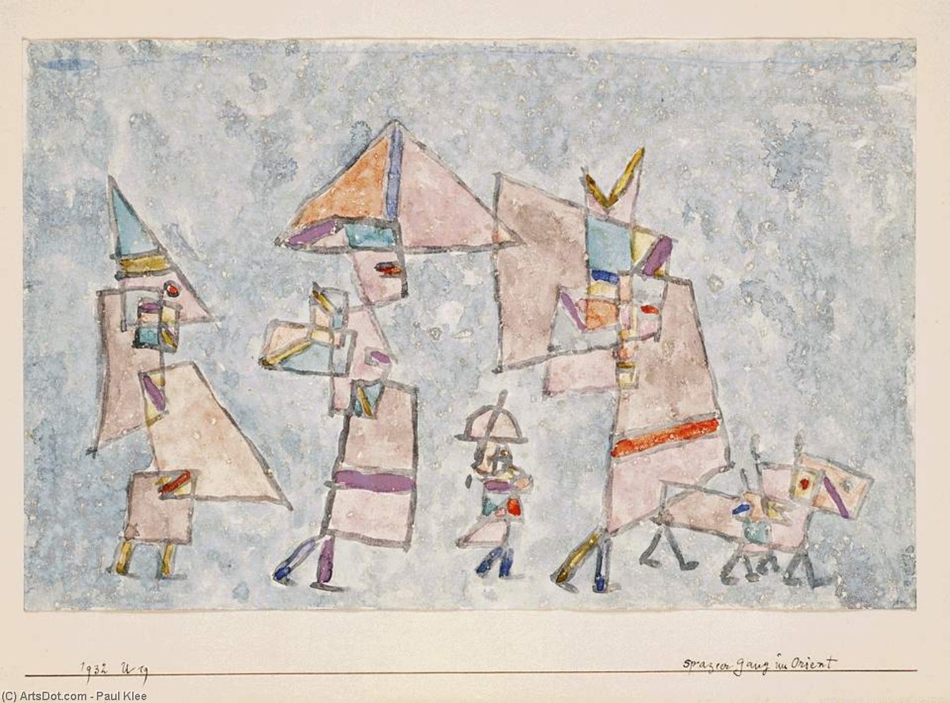 Promenade In The Orient — Paul Klee