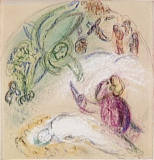 The Sacrifice Of Isaac — Marc Chagall