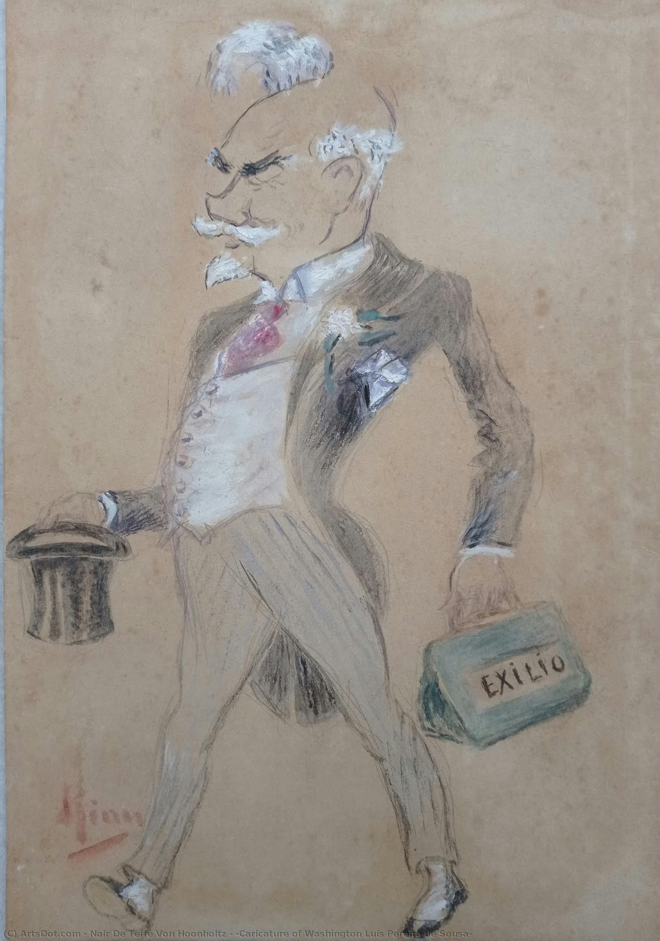 [caricature Of Washington Luís Pereira De Sousa] — Nair De Teffé Von Hoonholtz