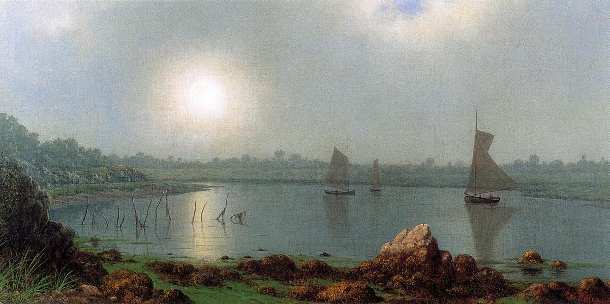 York Harbor, Coast Of Maine — Martin Johnson Heade