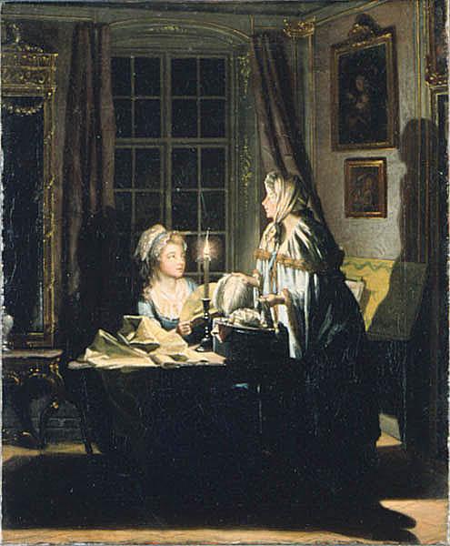 Modehandlerska — Pehr Hilleström