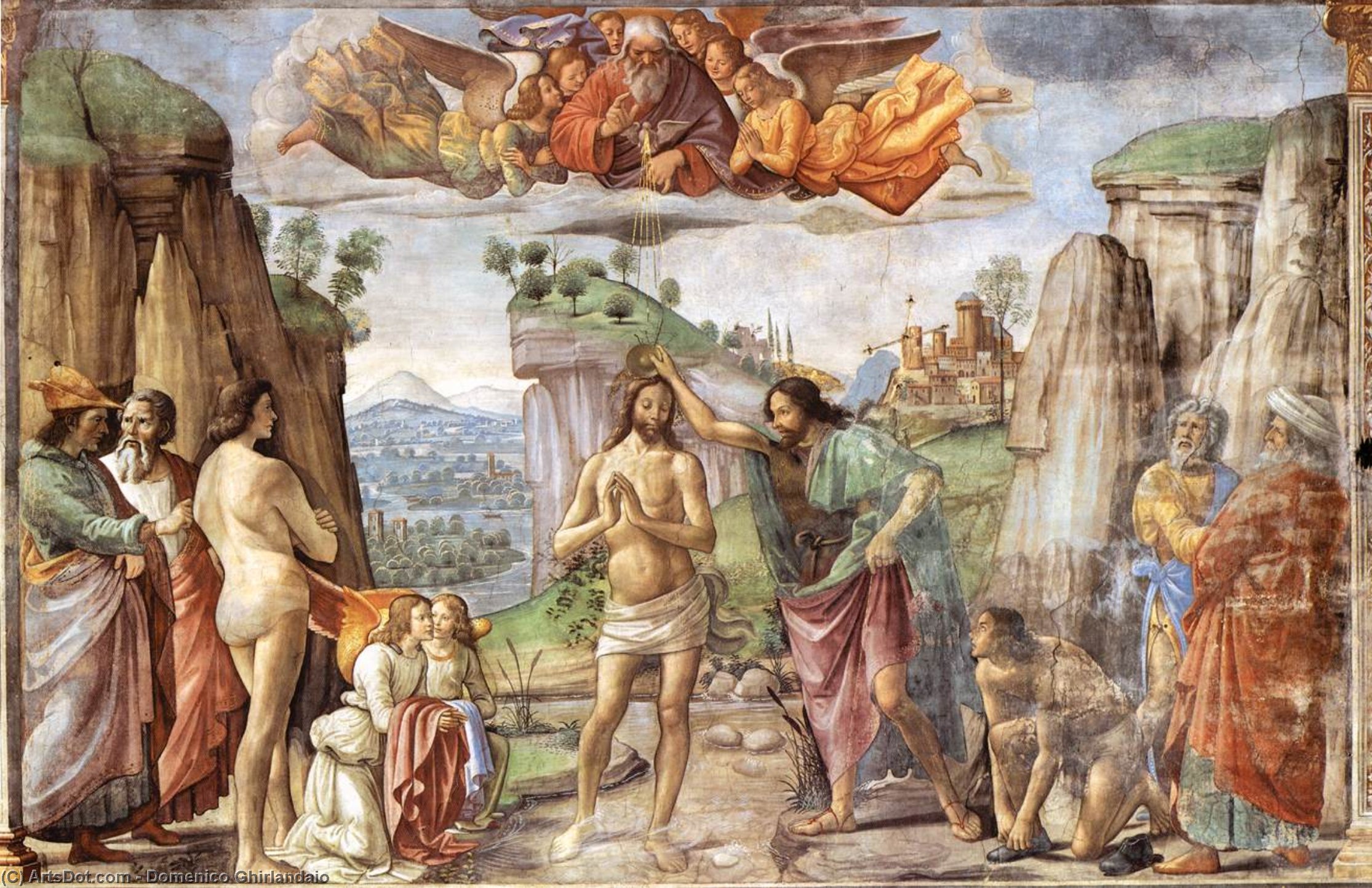 Baptism Of Christ — Domenico Ghirlandaio