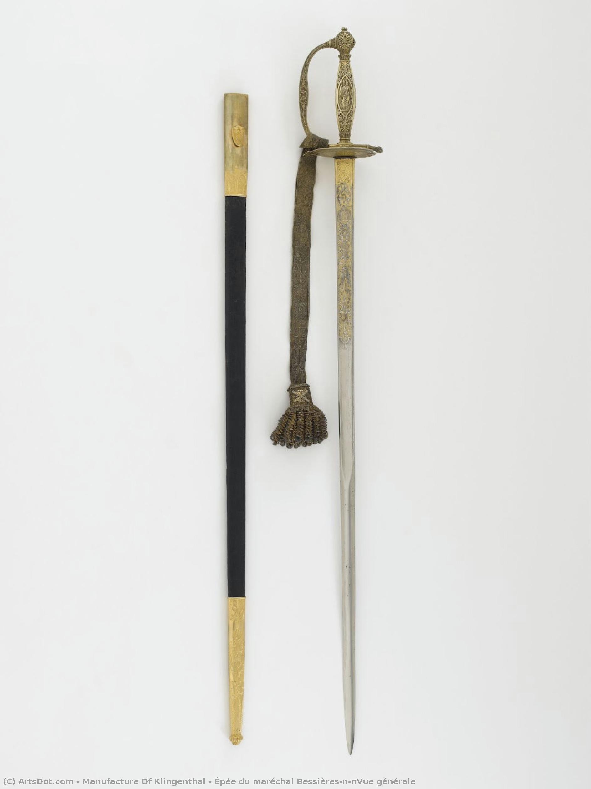 Épée Du Maréchal Bessières Vue Générale — Manufacture Of Klingenthal