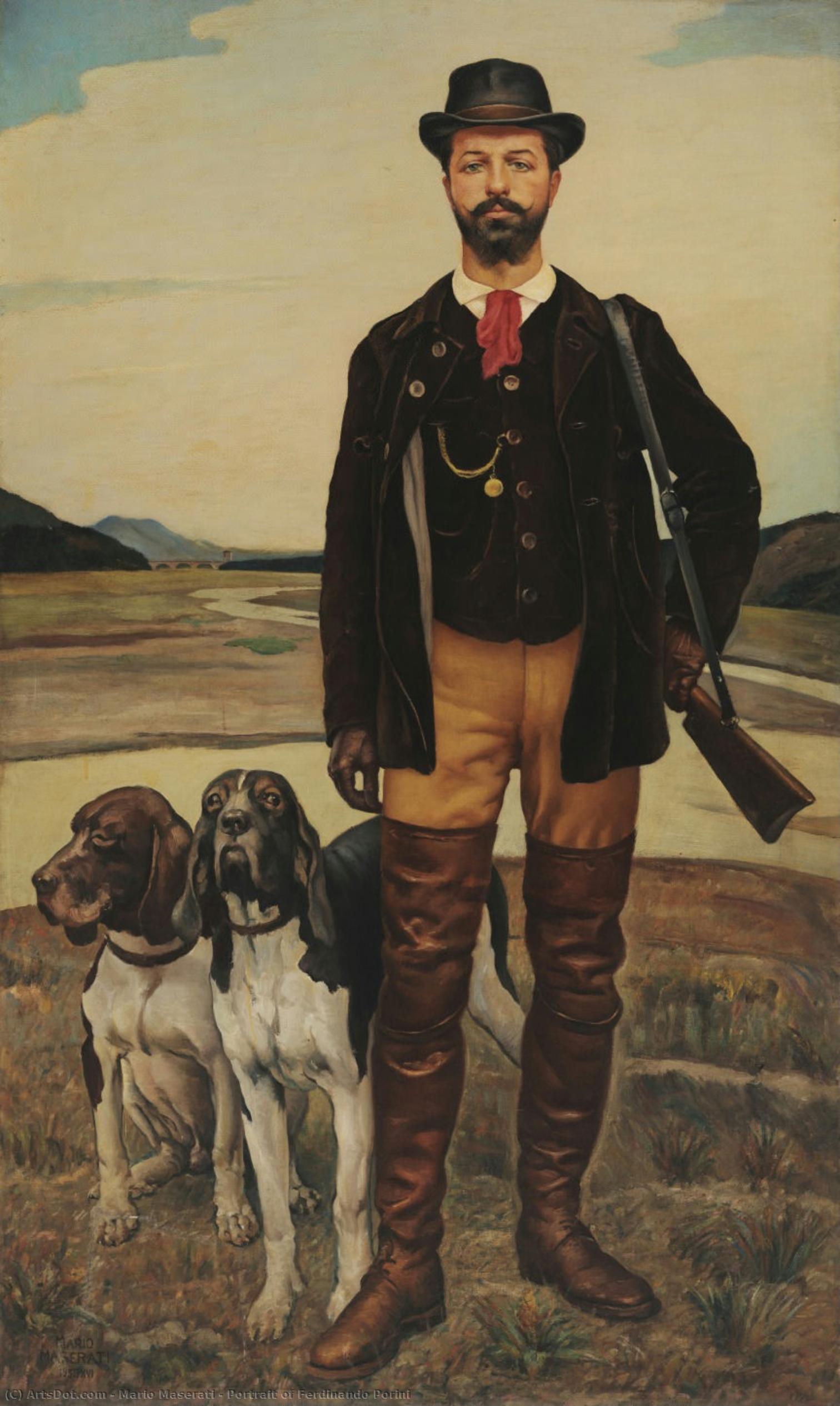 Portrait Of Ferdinando Porini — Mario Maserati